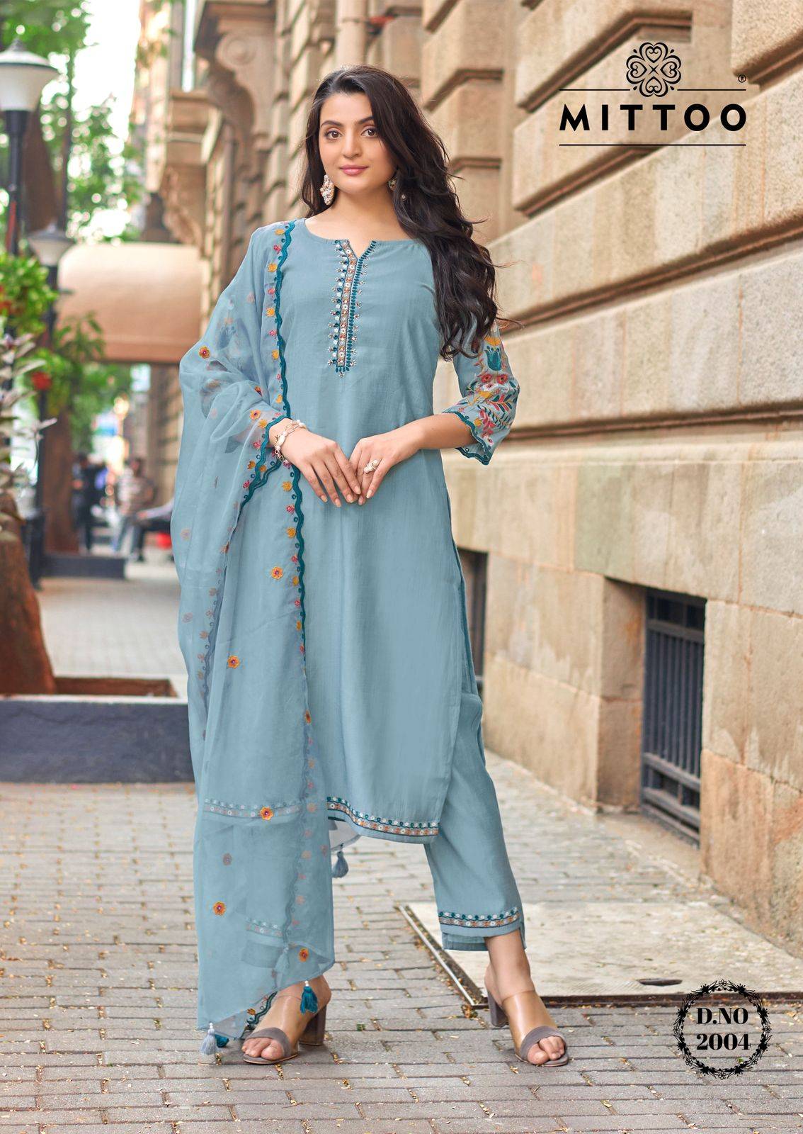 Rang Mahal By MITTOO 2001 To 2006 Stylish Beautiful Colourful Viscose Dresses At Wholesale Price